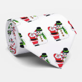 サンタと雪の男のネクタイ ネクタイ (ロール)