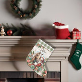 サンタと馬のクリスマス サンキューカード