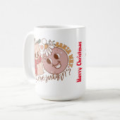 サンタなぜコーヒーマグを批判する コーヒーマグカップ (正面左)