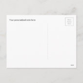 サンタなびく挨拶と名前 シーズンポストカード (裏面)