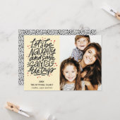 サンタにいけな行救こおもしろいう カード (正面/裏面インサイチュ)