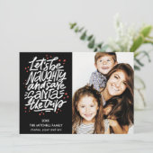 サンタにいけな行救こおもしろいう カード (スタンド正面)