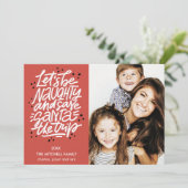 サンタにいけな行救こおもしろいう カード (スタンド正面)