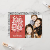 サンタにいけな行救こおもしろいう カード (正面/裏面インサイチュ)