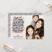 サンタにいけな行救こおもしろいう カード (正面/裏面インサイチュ)