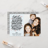 サンタにいけな行救こおもしろいう カード (正面/裏面インサイチュ)