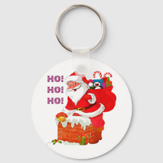 サンタにクリスマスプレゼントを！ホー！ホー！ キーホルダー