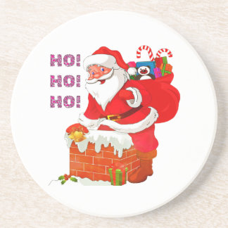 サンタにクリスマスプレゼントを！ホー！ホー！ コースター