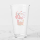 サンタにクリスマスプレゼントを！ホー！ホー！ タンブラーグラス (裏面)