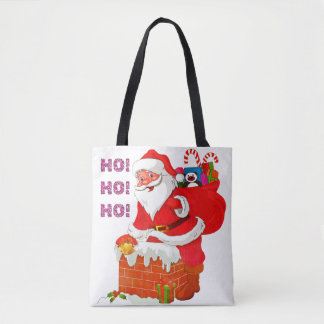 サンタにクリスマスプレゼントを!ホー!ホー! トートバッグ