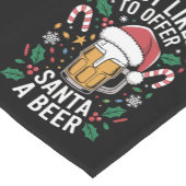 サンタにビールのファミリーマッチングを提供する可能性が最も高い ショートテーブルランナー (コーナー)
