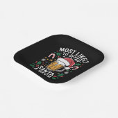 サンタにビールのファミリーマッチングを提供する可能性が最も高い ペーパープレート (傾斜あり)