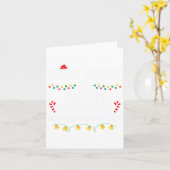 サンタにビールを勧める可能性が最も高い ファミリー マッチング カード (黄色い花)