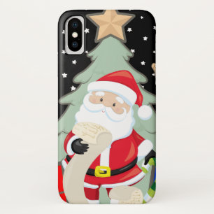 サンタにリストがある iPhone X ケース