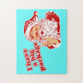 サンタに大きいパッケージがあります ジグソーパズル (縦)