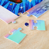 サンタに波 ジグソーパズル (側面)