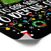 サンタに良い家族の定義を尋ねる可能性が最も高いクリスマス ポスター (角)