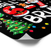 サンタに電話しそうな奴67（ロクナナ）ブラァ（やばい）キリスト ポスター (角)