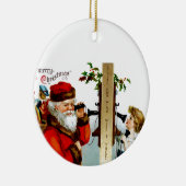 サンタに電話 セラミックオーナメント (右)