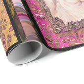 サンタのあごひげ30インチx 6' ラッピングペーパー (ロールコーナー)