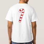 サンタのいけない小妖精や小人のクリスマスのTシャツ Tシャツ (裏面)