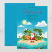 サンタのいる島でのクリスマス・イン・ジュライ 招待状 (正面/裏面)