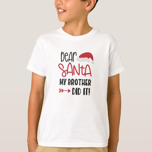 サンタのいる楽しいクリスマス Tシャツ (正面)