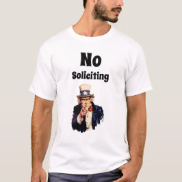 サンタのおじさんは勧誘お断り Tシャツ