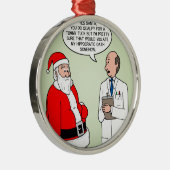 サンタのおなかのタック メタルオーナメント (右)