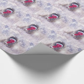 サンタのおもしろいな帽子 ラッピングペーパー (角)