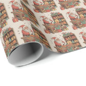 サンタのおもちゃの工房 ラッピングペーパー (ロールコーナー)