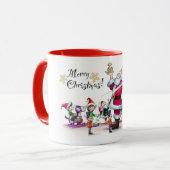 サンタのおもちゃショップマグカップ マグカップ (正面左)