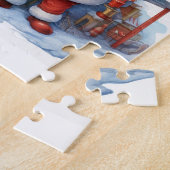 サンタのおもちゃ工場 ジグソーパズル (側面)