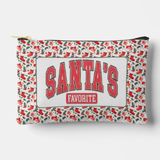 サンタのお気に入りのクリスマス アクセサリーポーチ