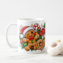 サンタのお気に入りのジンジャー - 楽しいクリスマスのジンジャーのデザイン