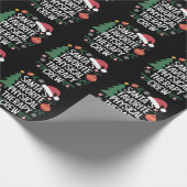 サンタのお気に入りのフィジカルセラピークルー・クリスマス ラッピングペーパー (角)