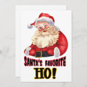 サンタのお気に入りのホー シーズンカード (正面/裏面)