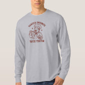 サンタのお気に入りの味テスター長袖 Tシャツ (正面)