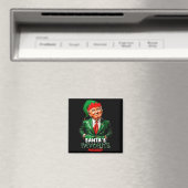 サンタのお気に入りの大統領 笑えるトランプ マグネット (インサイチュ (食洗機))