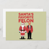 サンタのお気に入りの犯罪者トランプ クリスマス リパブリックン (正面/裏面)