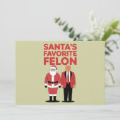 サンタのお気に入りの犯罪者トランプ クリスマス リパブリックン (スタンド正面)