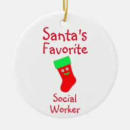 サンタのお気に入りの社会人陶芸オーナメント セラミックオーナメント