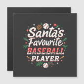 サンタのお気に入りの野球選手のクリスマスツリー (正面/裏面)