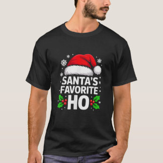 サンタのお気に入りHoホリデークリスマス楽しみ Tシャツ