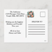 サンタのお洒落フェスティバルパレット： シーズンポストカード (裏面)