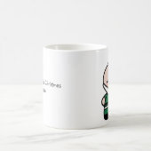 サンタのかわいい緑のマグ私の一番最初のクリスマス コーヒーマグカップ (中央)