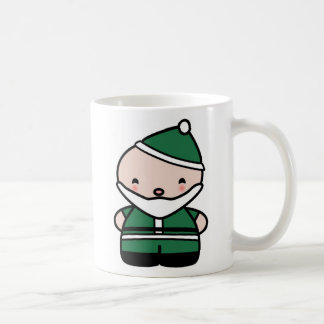 サンタのかわいい緑のマグ私の一番最初のクリスマス コーヒーマグカップ