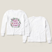 サンタのこだわりクリスマス刺繍ギフトID (デザイン 正面＆背面)