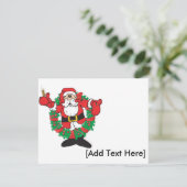 サンタのすする招待状、[文字をここに加えて下さい] 招待状 (スタンド正面)