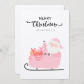 サンタのすてきクリスマスカード シーズンカード (正面/裏面)